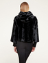 Cappotto corto in simil pelliccia image number 1
