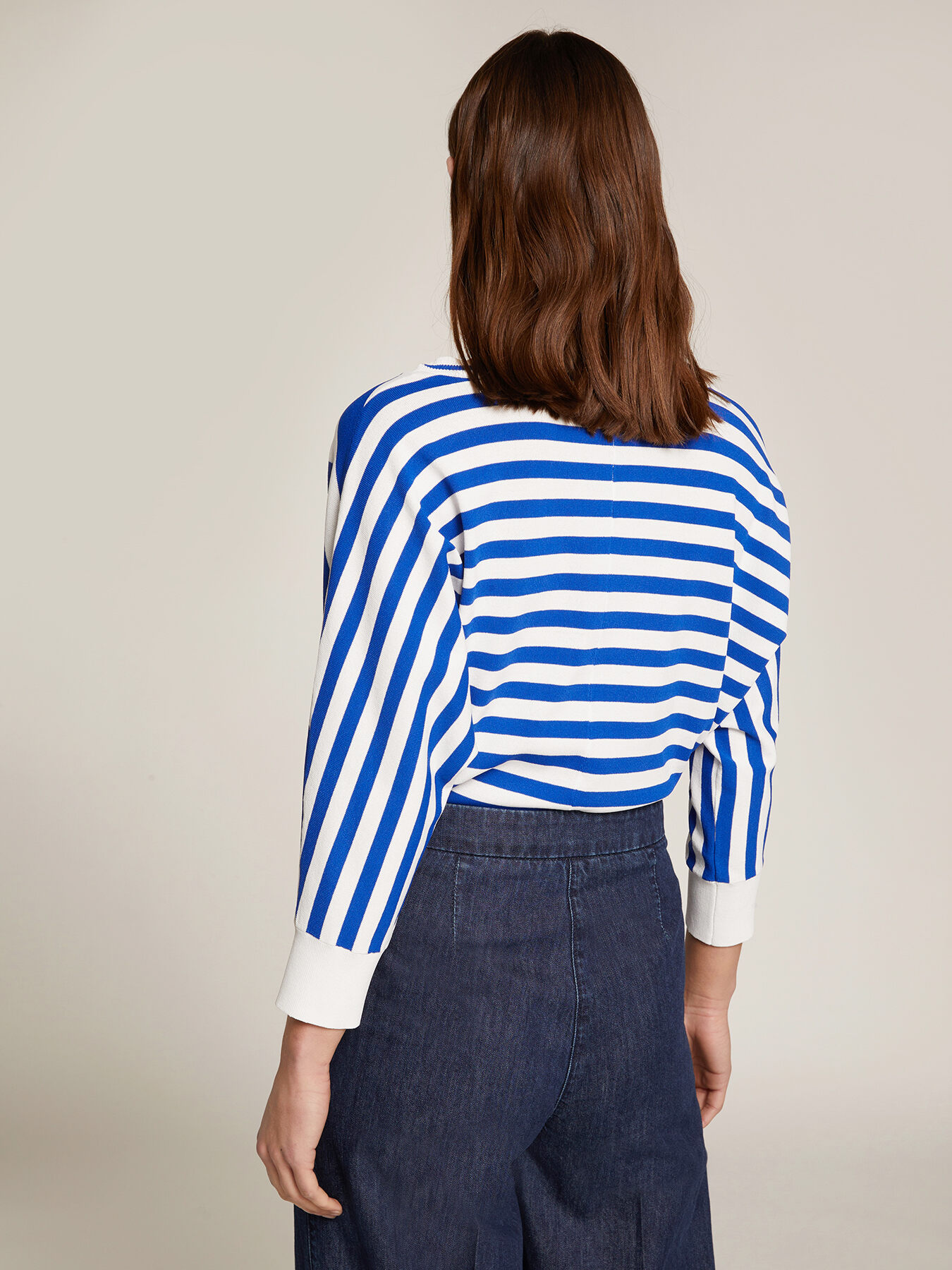 Striped oversized sweater image number 1