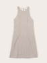 Short dress in yarn-dyed linen blend image number 4