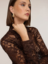 Chemise en dentelle florale image number 3