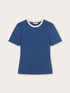 Ribbed T-shirt with lurex trim image number 3