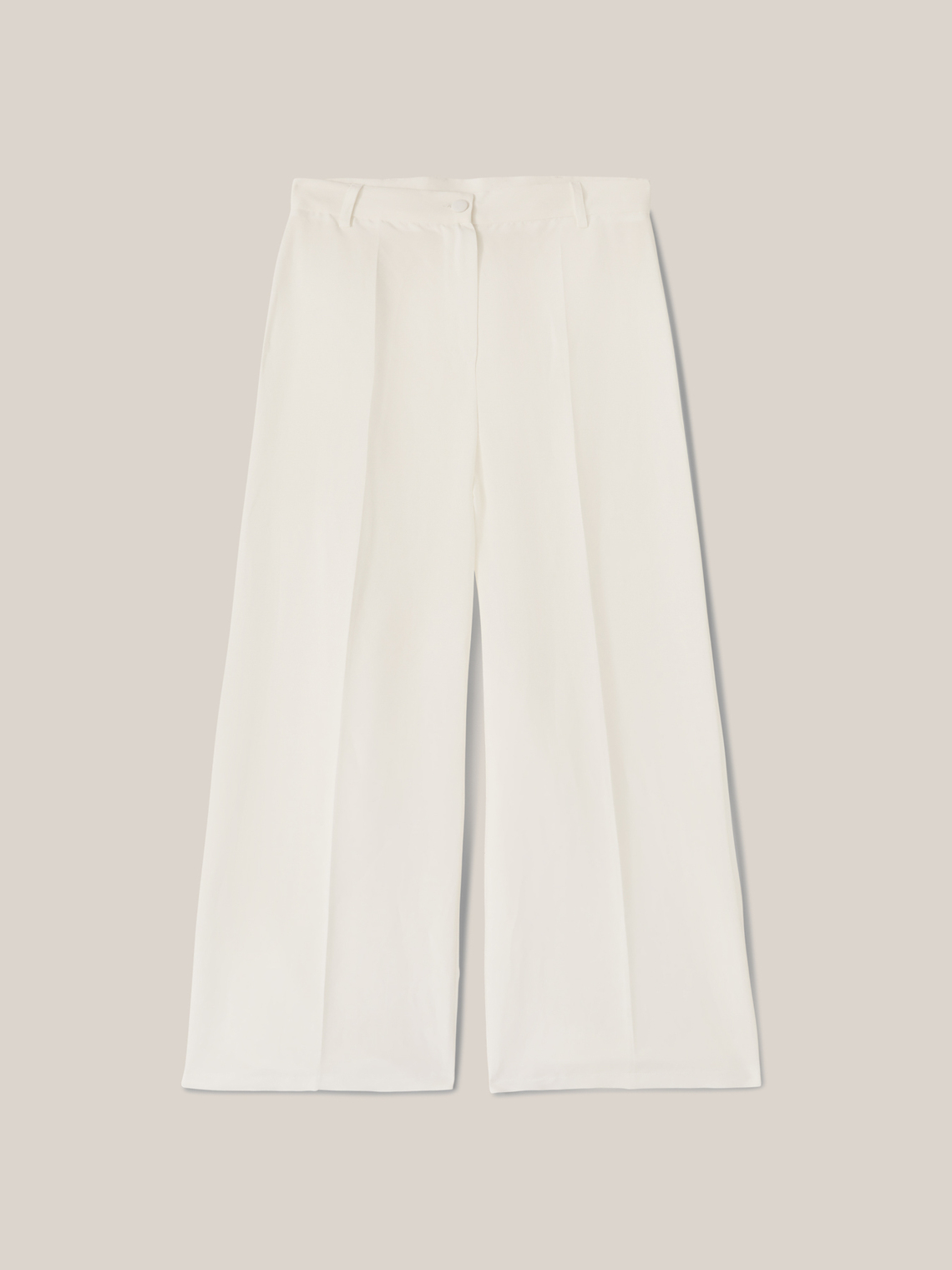 Pantaloni palazzo in viscosa lino - Motivi.com