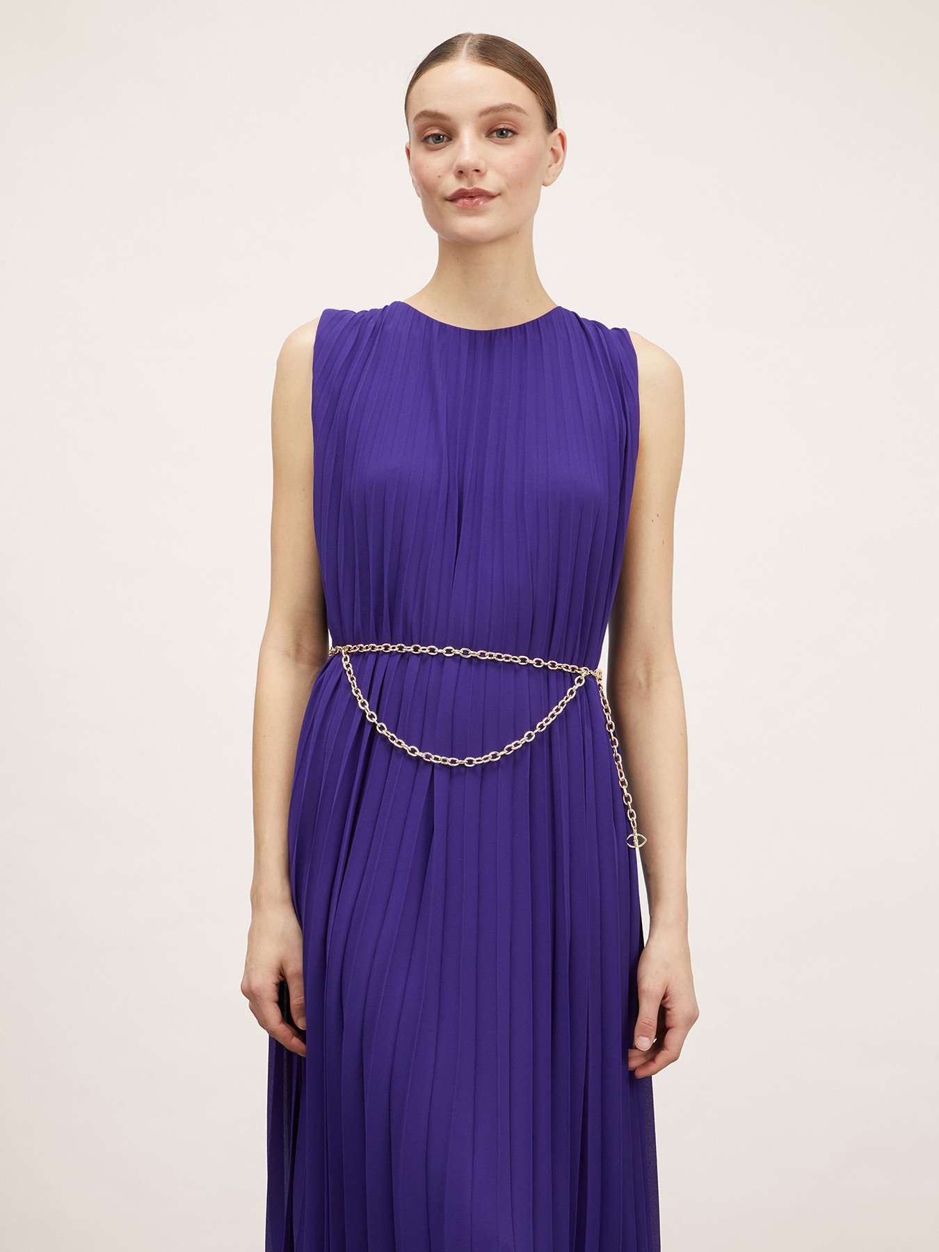 Maxi-Plisseekleid image number 3