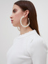 Hoop earrings with pearls image number 2