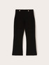 Pantaloni kick flare con mostrina image number 4