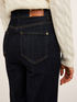Lila model wide leg jeans image number 2
