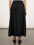 Linen-blend long circle skirt image number 1