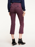 Pantalones jacquard con estampado geométrico image number 1