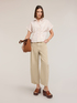 Balloon pants in cotton drill image number 2