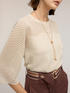 Openwork viscose blend sweater image number 2