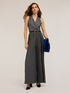 Pleated lurex jumpsuit image number 0