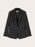Einreihiger Blazer aus Cady image number 4