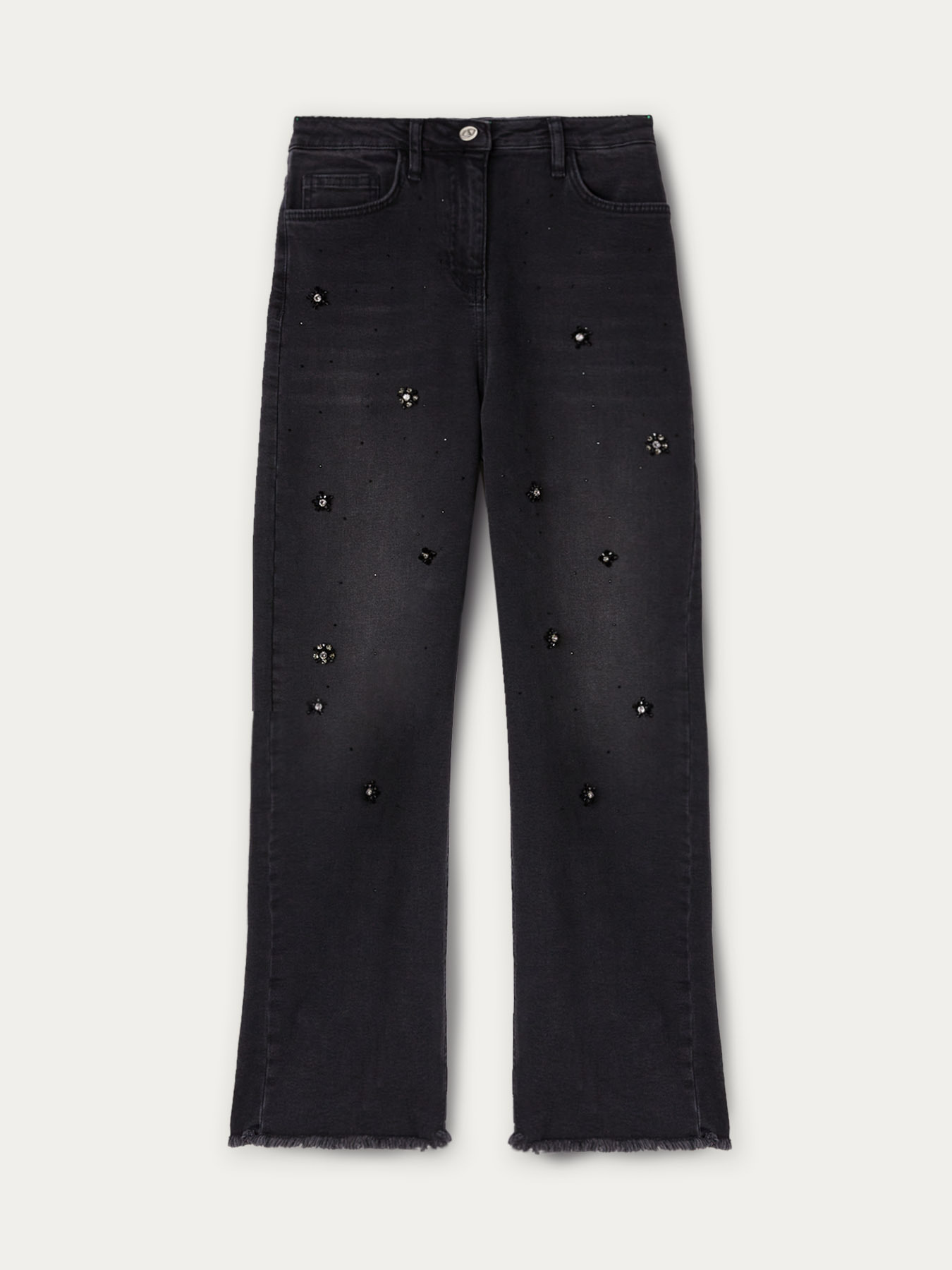 Disclaimer jeans uomo gamba larga lavaggio grigio main image 1