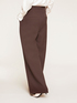 Palazzo trousers with pleats image number 1