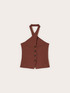 Top halter neck The Tailoring Lab image number 5