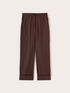 Pantaloni cropped con risvolto image number 3