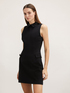 Sheath dress with embroidered collar image number 0
