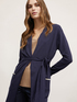 Long cardigan with belt image number 2
