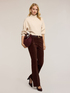Corduroy flare pants image number 0
