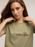 Jersey T-shirt with embroidered text image number 2