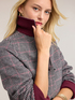 Reversible double mixed wool coat image number 3