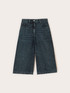 Jean culotte en denim bleu d&eacute;lav&eacute; image number 4