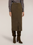 Midi skirt with front slit image number 2
