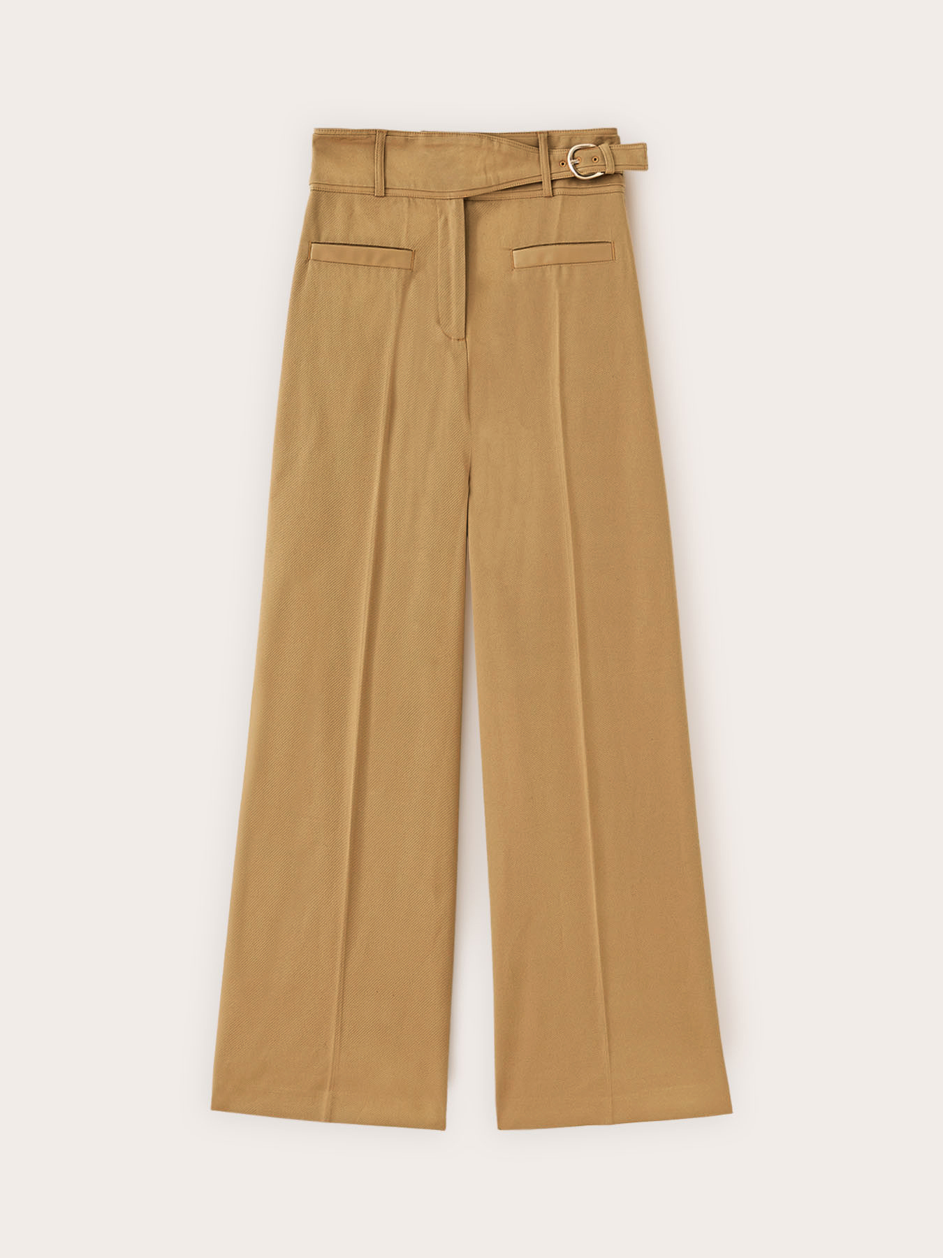 Palazzo pants with high waist image number 4