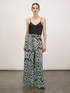 Ethnic patterned palazzo trousers image number 3