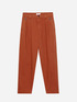 Pantalones boyfit de algodón image number 3