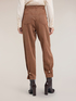Pantalon carrot en drill lav&eacute; image number 1