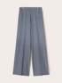 Pantalon jambe large effet denim image number 4