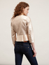 Short slim fit jacket in coated fabric image number 1