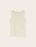 Jersey top with front draping image number 4