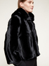 Cappotto corto in simil pelliccia image number 0
