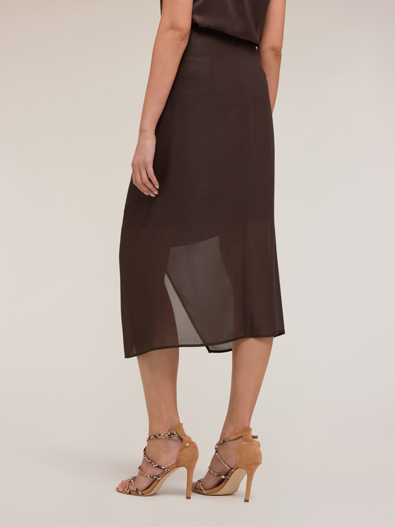 Gonna pareo in georgette shiny image number 1