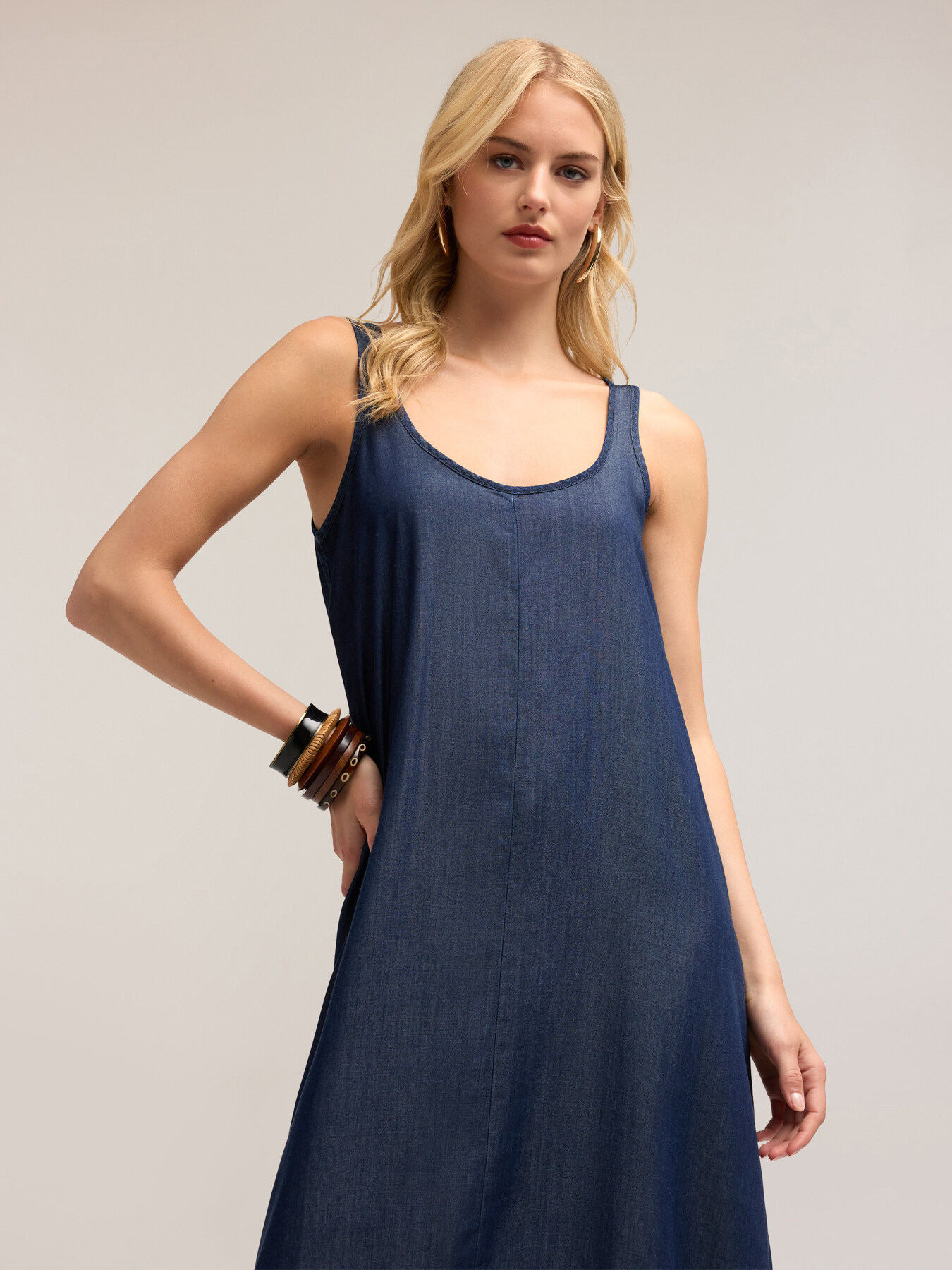 TENCEL™ long dress image number 3