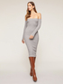 Vestito a tubino in maglia con manicotti image number 0