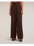 Pantalon palazzo en popeline avec pinces image number 2
