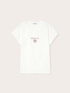 T-shirt con scritta e cuore in strass image number 4
