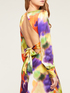 Kleid mit langen Ärmeln und floralem Muster image number 2