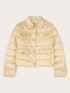 Short lightweight down jacket with jewel buttons image number 4