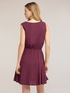 Robe &eacute;vas&eacute;e en viscose avec ceinture tress&eacute;e image number 1