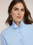 Camicia in popeline con colletto a punta image number 3