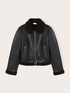 Sheepskin-effect jacket image number 4