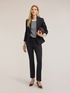 Blazer cu dungi fine, din tricot Milano image number 2