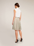 Geometric print pleated skirt image number 1
