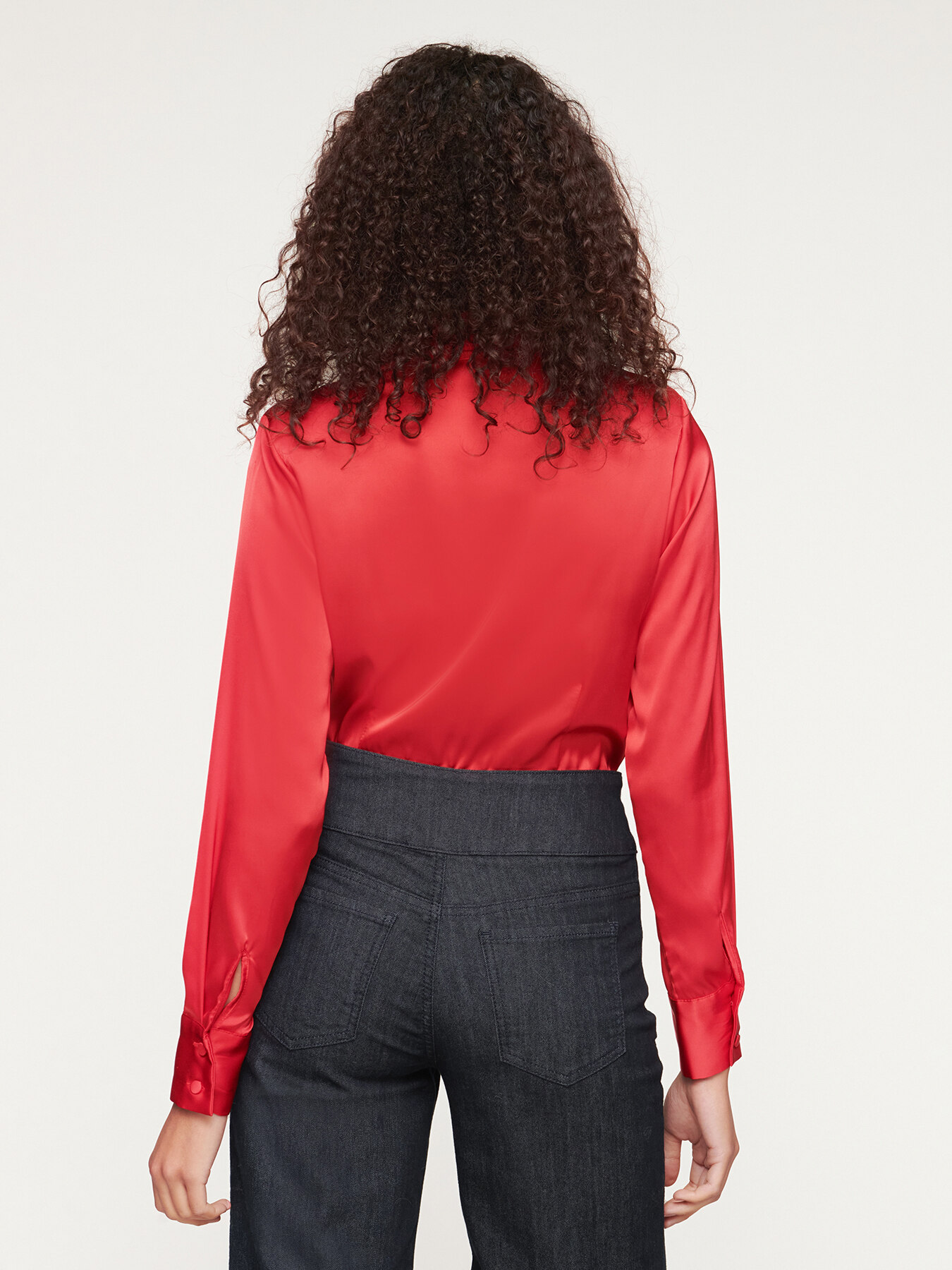 Camicia body in raso image number 1