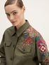 Short jacket with floral embroidery image number 2