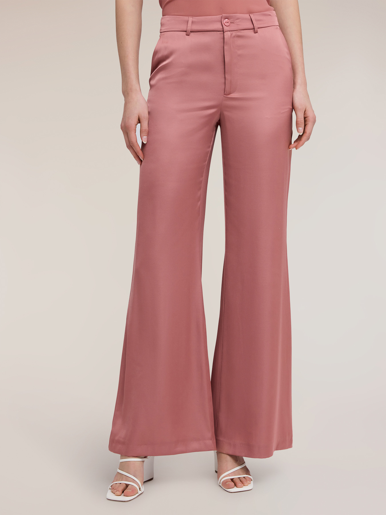 Palazzo-Hose aus Satin image number 2